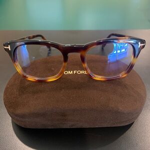 TOM FORD TF5870-B Col 056 Tortoise
50mm Square Eyeglasses 